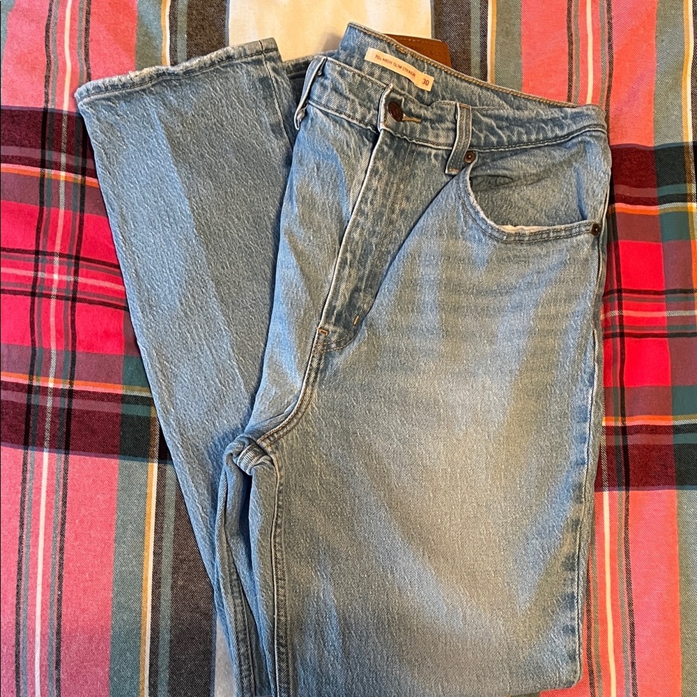 Levi’s 70’s High Slim Straight Size 30 Classic Light Denim Jeans
